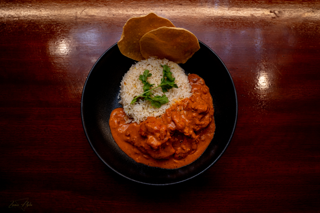 Butter Chicken with fragrance rice